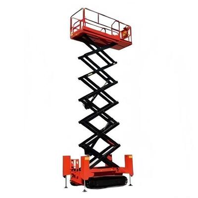 qualité Plateforme élévatrice à ciseaux sur chenilles personnalisable automotrice avec stabilisateurs pour sites de construction usine