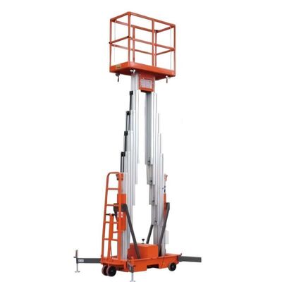 Quality EAC TUV Double Mast Hydraulic Goods Lift Two Person Operation factory