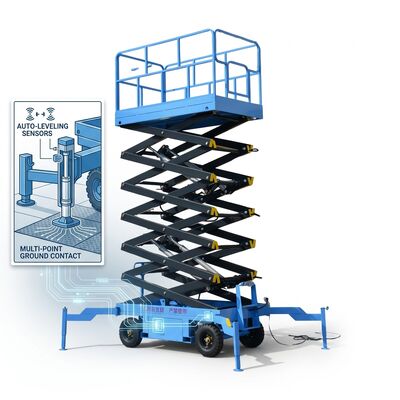 Qualität 300kg - 500kg mobile Scherenhebebühne mobile Hebebühne Schwerlast Fabrik