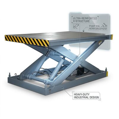 kualitas Tabel Lift Hidraulik Stasioner Industri Lift Palet Stasioner yang dapat disesuaikan pabrik