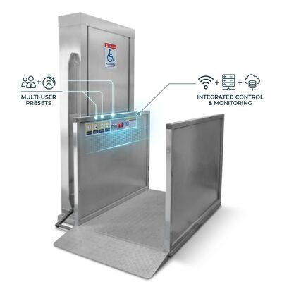 Quality Villa Residential Wheelchair Lifts Indoor Vertical Platform Lift TUV Approval factory