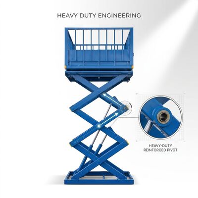 kwaliteit Antislip Hydraulische Laadplatform Laadlift Platform Voor Agrarisch Gebruik fabriek