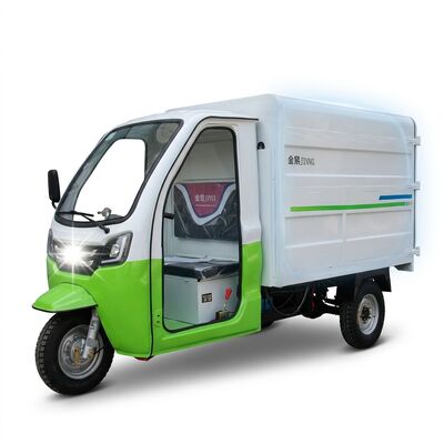 Quality Heavy Duty Electric Sanitation Tricycle 800kg Load 3KW Garbage Tricycle factory